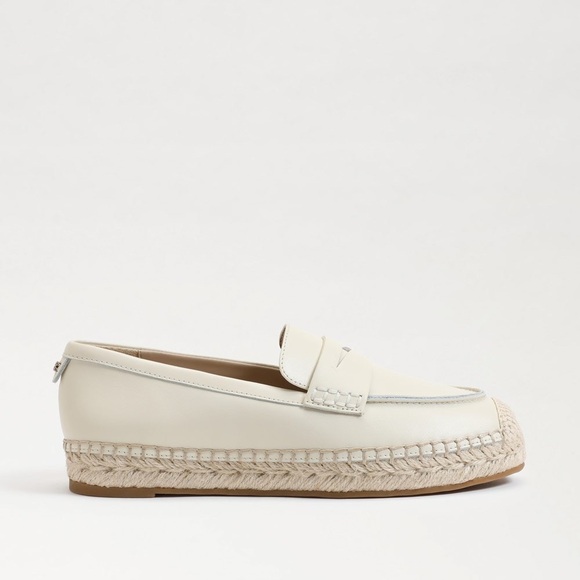 Sam Edelman Cream Espadrille Loafers - Picture 2 of 6